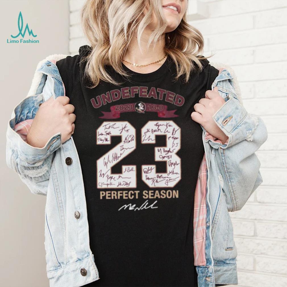 Undefeated 2023 13 0 23 perfect season signatures T shirt Undefeated 2023 13 0 23 perfect season signatures T shirt