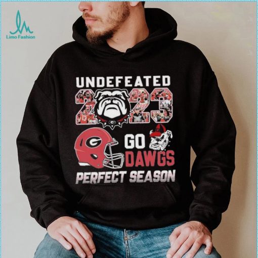 Undefeated 2023 Georgia Bulldogs Go Dawgs Perfect Season Shirt