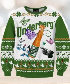 Underberg Natural Herb Bitters Ugly Christmas Sweater, Gift for Christmas Holiday