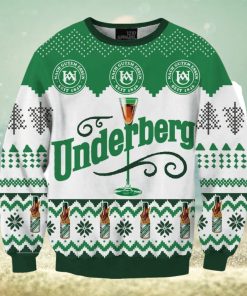 Underberg Print Fun Ugly Christmas Sweater, Gift for Christmas Holiday