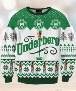 Underberg Print Fun Ugly Christmas Sweater, Gift for Christmas Holiday