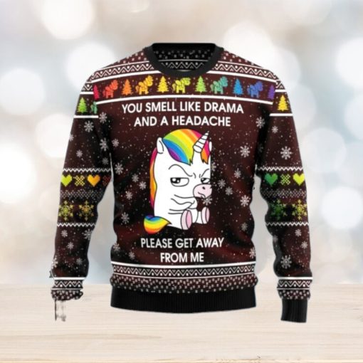 Unicorn Dab Ugly Christmas Sweater