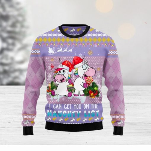 Unicorn Naughty Ugly Christmas Sweater New For Men And Women Gift Holidays Christmas