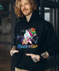 Unicorn Rock star Guitar Rockin' music singer Tshirt