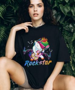 Unicorn Rock star Guitar Rockin' music singer Tshirt