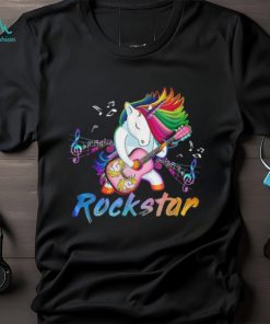 Unicorn Rock star Guitar Rockin' music singer Tshirt