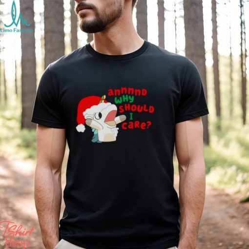 Unicorse Santa Bluey Xmas shirt