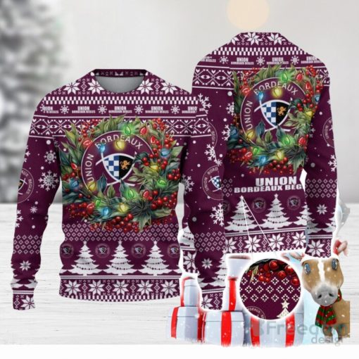 Union Bordeaux Begles Ugly Christmas Sweater Gift Ideas For Fans