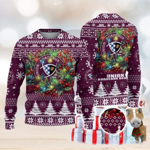 Union Bordeaux Begles Ugly Christmas Sweater Gift Ideas For Fans