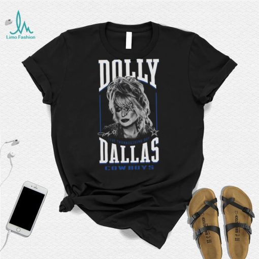 Unisex Dallas Cowboys Black Dolly Parton Live T Shirt