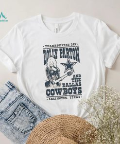 Unisex Dallas Cowboys Cream Dolly Parton Arlington T Shirt