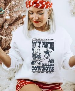 Unisex Dallas Cowboys Cream Dolly Parton Arlington T Shirt