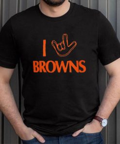 Unisex Homage Cleveland Browns The NFL ASL Collection by Love Sign Tri Blend T Shirt