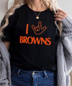 Unisex Homage Cleveland Browns The NFL ASL Collection by Love Sign Tri Blend T Shirt