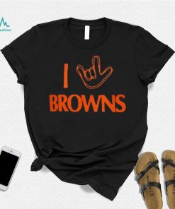 Unisex Homage Cleveland Browns The NFL ASL Collection by Love Sign Tri Blend T Shirt