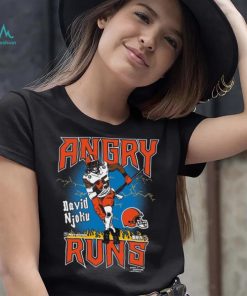 Unisex Homage David Njoku Charcoal Cleveland Browns Angry Runs Player Graphic Tri Blend T Shirt, hoodie, sweater, long sleeve and tank top Unisex Homage David Njoku Charcoal Cleveland Browns Angry Runs Player Graphic Tri Blend T Shirt