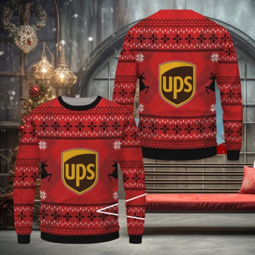 Ups Ugly Christmas Sweater 3D Xmas Gift Ideas For Fans