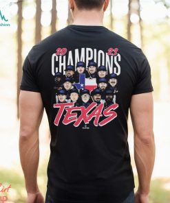 Us Sports Down Under Texas Rangers 500 Level Mlb 23 Champions Team t shirt