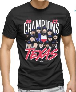Us Sports Down Under Texas Rangers 500 Level Mlb 23 Champions Team t shirt