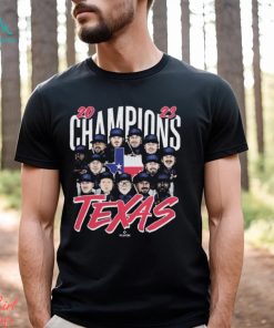 Us Sports Down Under Texas Rangers 500 Level Mlb 23 Champions Team t shirt