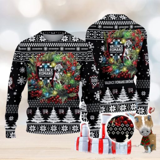 Valence Romans Drome Rugby Ugly Christmas Sweater