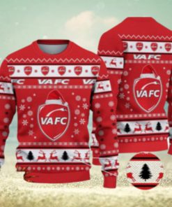 Valenciennes Football Club 3D Ugly Christmas Sweater For Men And Women Sport Fans