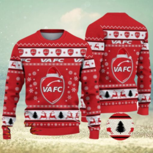 Valenciennes Football Club 3D Ugly Christmas Sweater For Men And Women Sport Fans