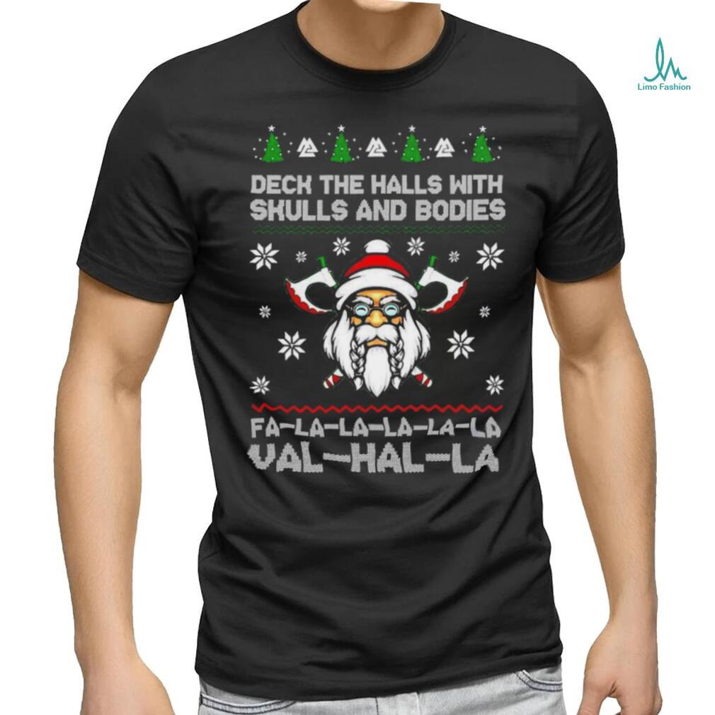 Valhala Xmas Skulls Shirt, Norse Mythology Inspired Matching Family Xmas Shirt Valhala Xmas Skulls Shirt, Norse Mythology Inspired Matching Family Xmas Shirt
