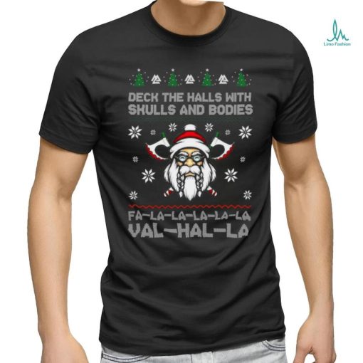 Valhala Xmas Skulls Shirt