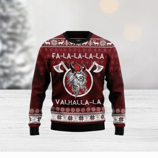 Valhalla La Viking Woolen 3D Sweater