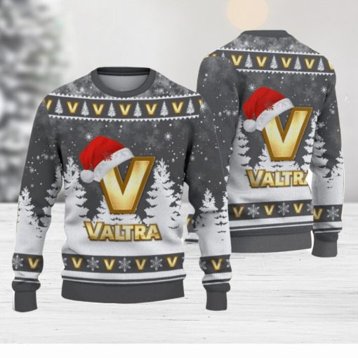 Valtra Logo Wearing Santa Hat Christmas Gift Ugly Christmas Sweater Christmas Gift Ideas