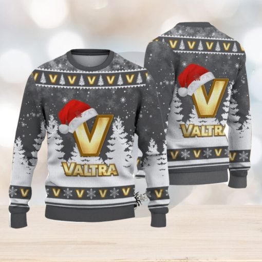 Valtra Logo Wearing Santa Hat Christmas Gift Ugly Christmas Sweater Christmas Gift Ideas