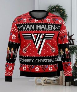 Van Halen Rock Band Legend Knitted Van Halen Fans Christmas Ugly