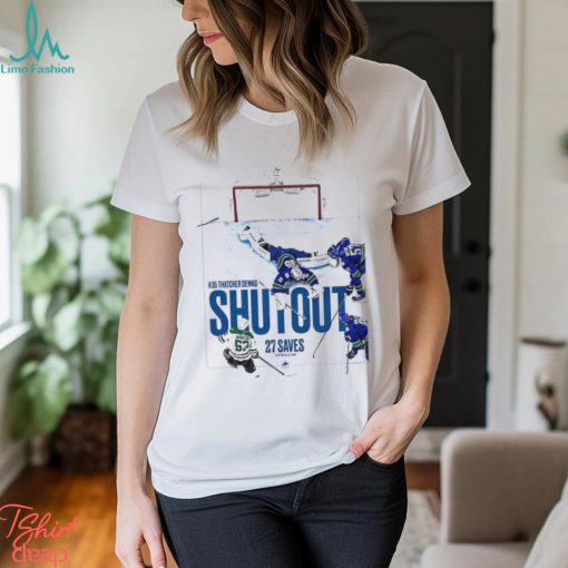 Vancouver Canucks Thatcher Demko 27 Saves vs Dallas Unisex T Shirt