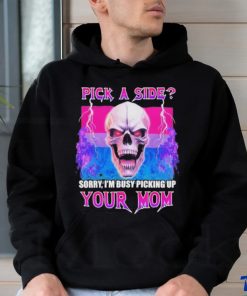 Vasaricore Bisexual Skull Pick A Side Your Mom shirt