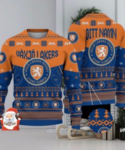 Vaxjo Lakers 3D Ugly Christmas Sweater Christmas Holiday Gift Custom Name For Men And Women