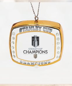 Vegas Golden Knights 2023 Stanley Cup Champions Ring Ornament