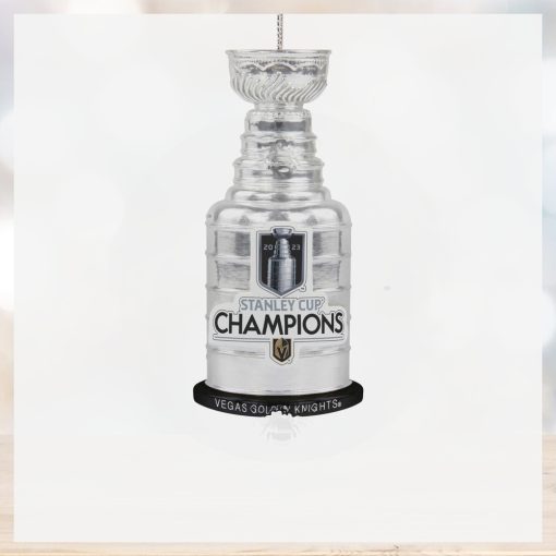 Vegas Golden Knights 2023 Stanley Cup Champions Trophy Ornament