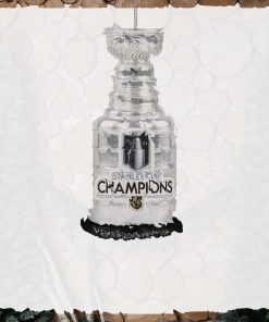 Vegas Golden Knights 2023 Stanley Cup Champions Trophy Ornament