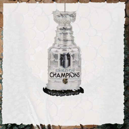 Vegas Golden Knights 2023 Stanley Cup Champions Trophy Ornament