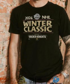 Vegas Golden Knights Fanatics Branded Black 2024 NHL Winter Classic Text Driven T Shirt