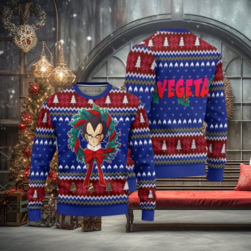 Vegeta Dragon Ball Z Anime Ugly Christmas Sweater Xmas Gift