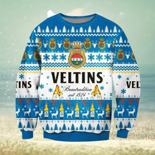 Veltins Pilsner Blue Ugly Christmas Sweater, Gift for Christmas Holiday