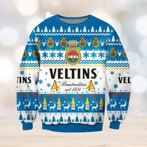 Veltins Pilsner Blue Ugly Christmas Sweater, Gift for Christmas Holiday