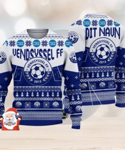 Vendsyssel FF 3D Ugly Christmas Sweater Christmas Holiday Gift Custom Name For Men And Women