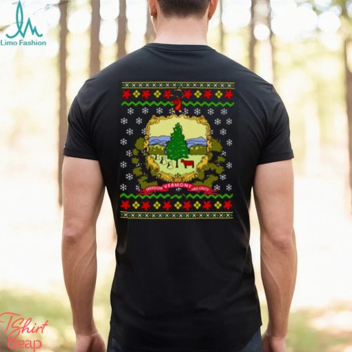 Vermont Christmas Flag shirt