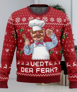 Vert Der Ferk The Muppet Show Ugly Christmas Sweater