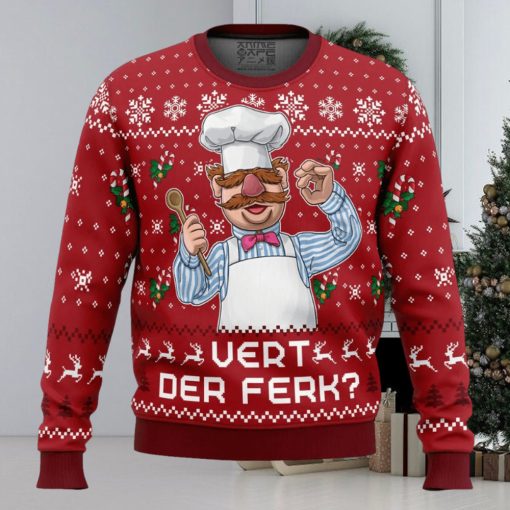 Vert Der Ferk The Muppet Show Ugly Christmas Sweater