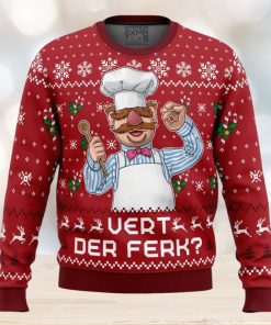 Vert Der Ferk The Muppet Show Ugly Christmas Sweater