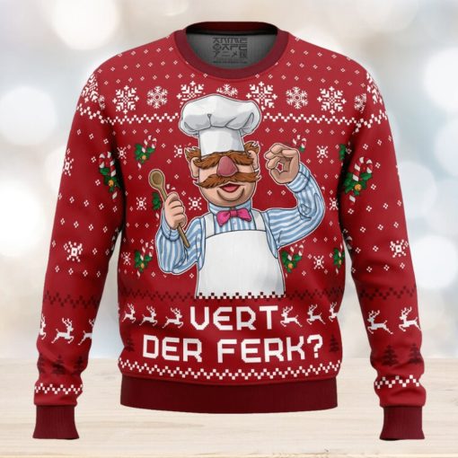 Vert Der Ferk The Muppet Show Ugly Christmas Sweater